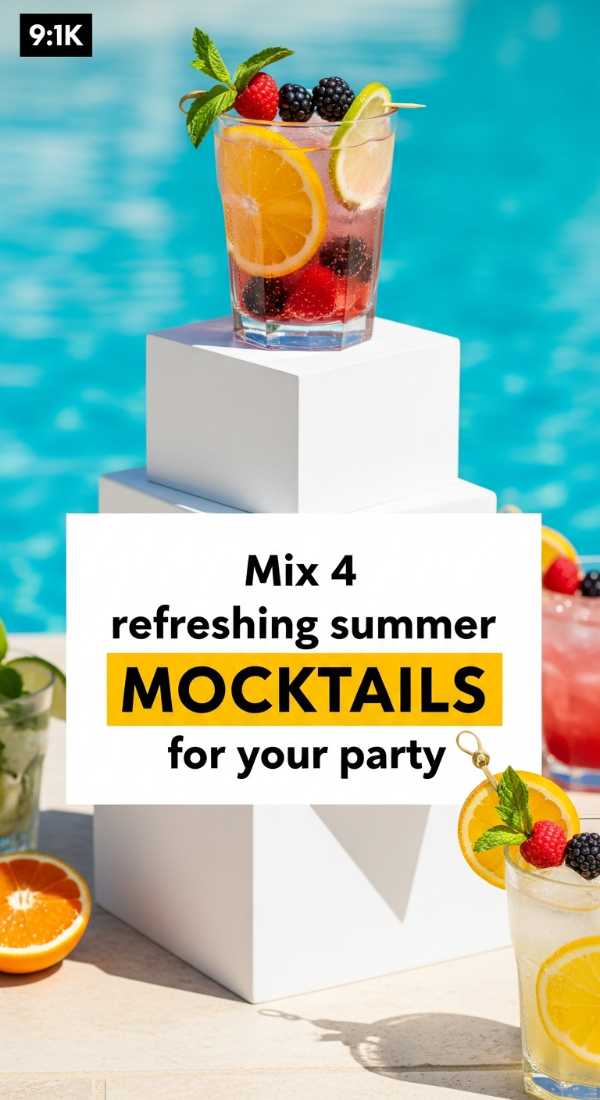 Mix 4 Refreshing Summer Mocktails For Your Party 6a06c92f63a41