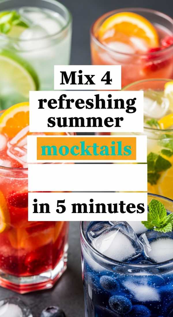 Mix 4 Refreshing Summer Mocktails In 5 Minutes 6a06c20f03ea4