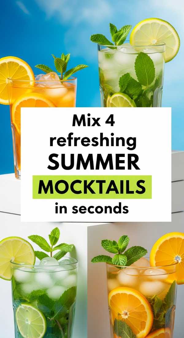 Mix 4 Refreshing Summer Mocktails In Seconds 6a0703b662861