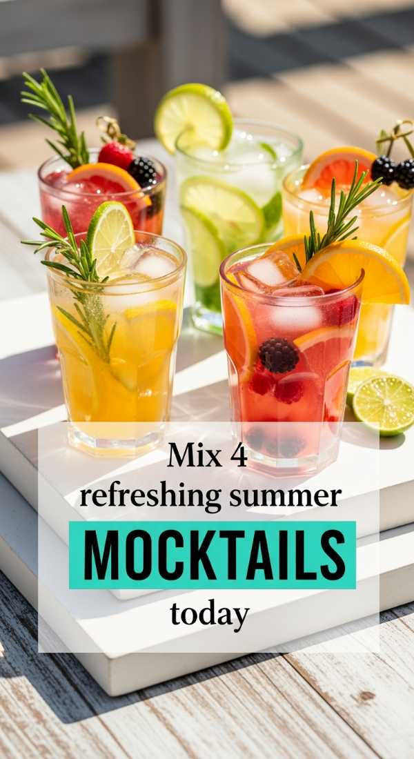 Mix 4 Refreshing Summer Mocktails Today 6a07022f7abd0