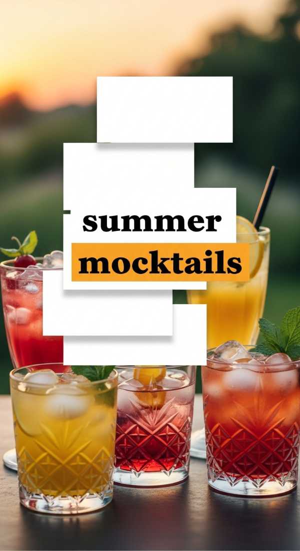 Mix 4 Refreshing Summer Mocktails Tonight 6a06c3b809dde