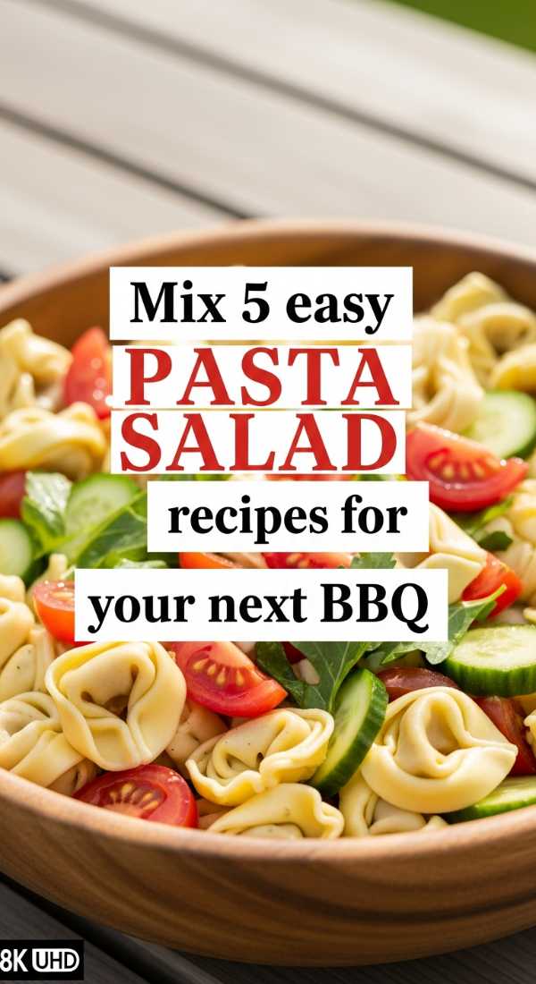 Mix 5 Easy Pasta Salad Recipes For Your Next Bbq 6a06c204874a4