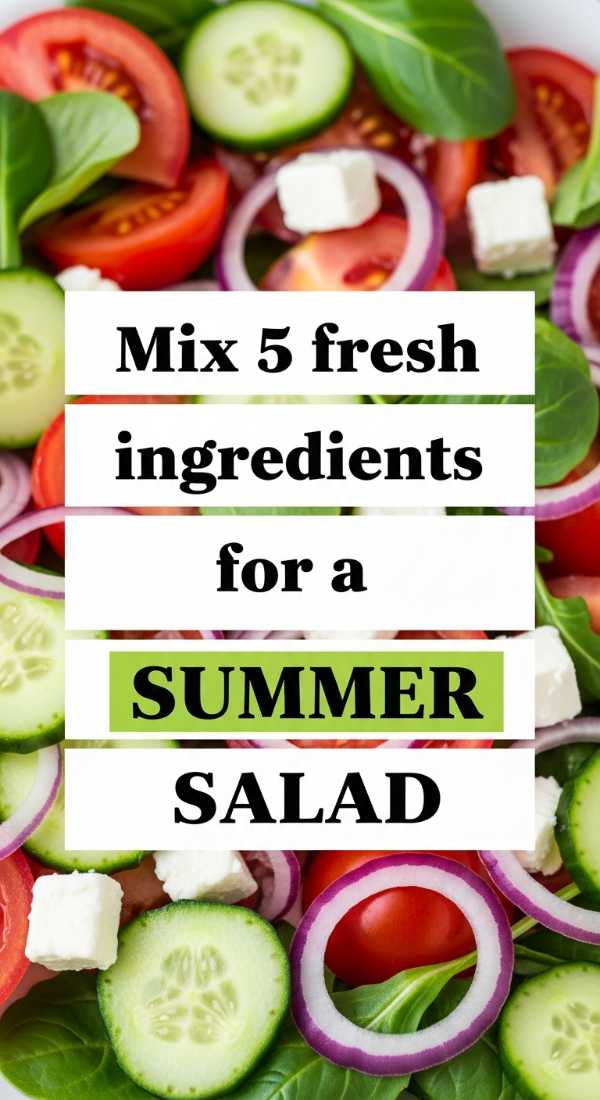 Mix 5 Fresh Ingredients For A Summer Salad 6a0016066f771