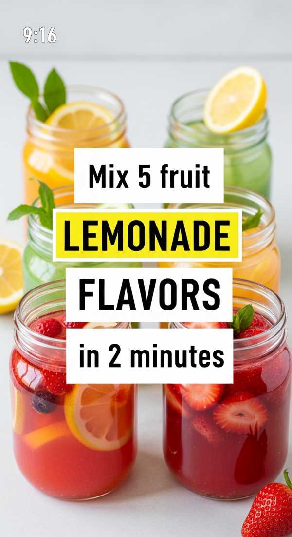 Mix 5 Fruit Lemonade Flavors In 2 Minutes 69f47f56aa546