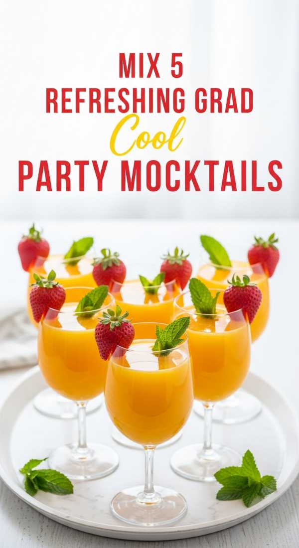 Mix 5 Refreshing Grad Party Mocktails Easily 6a002e3858290