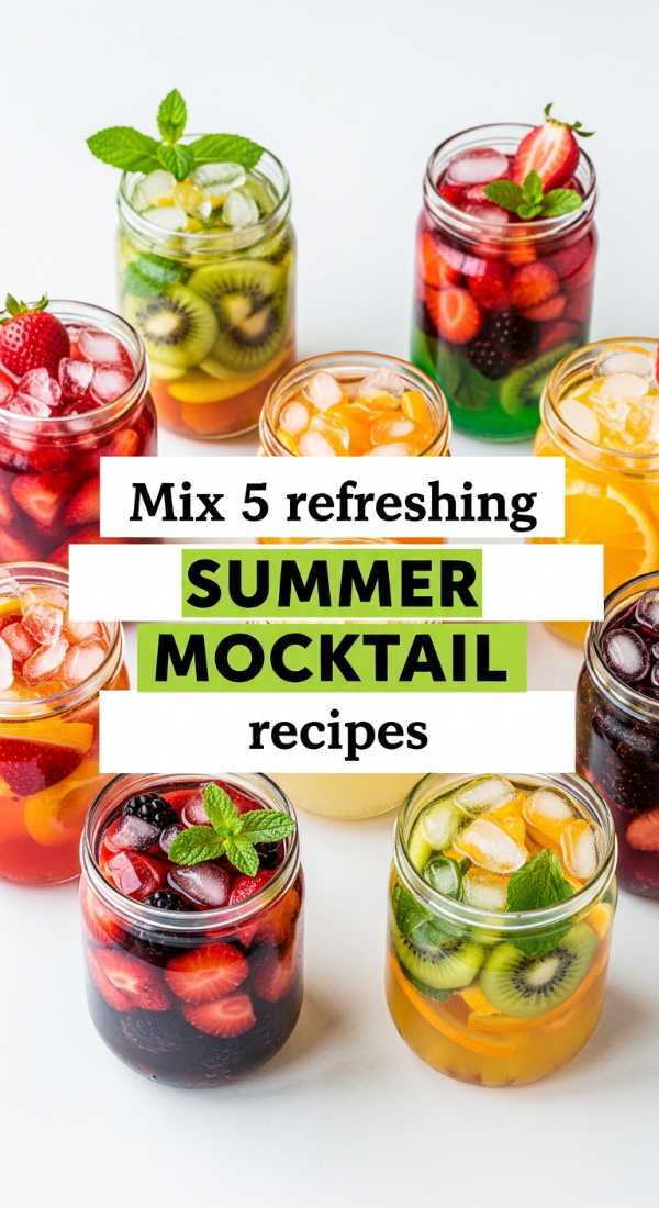 Mix 5 Refreshing Summer Mocktail Recipes 6a070b665f60e