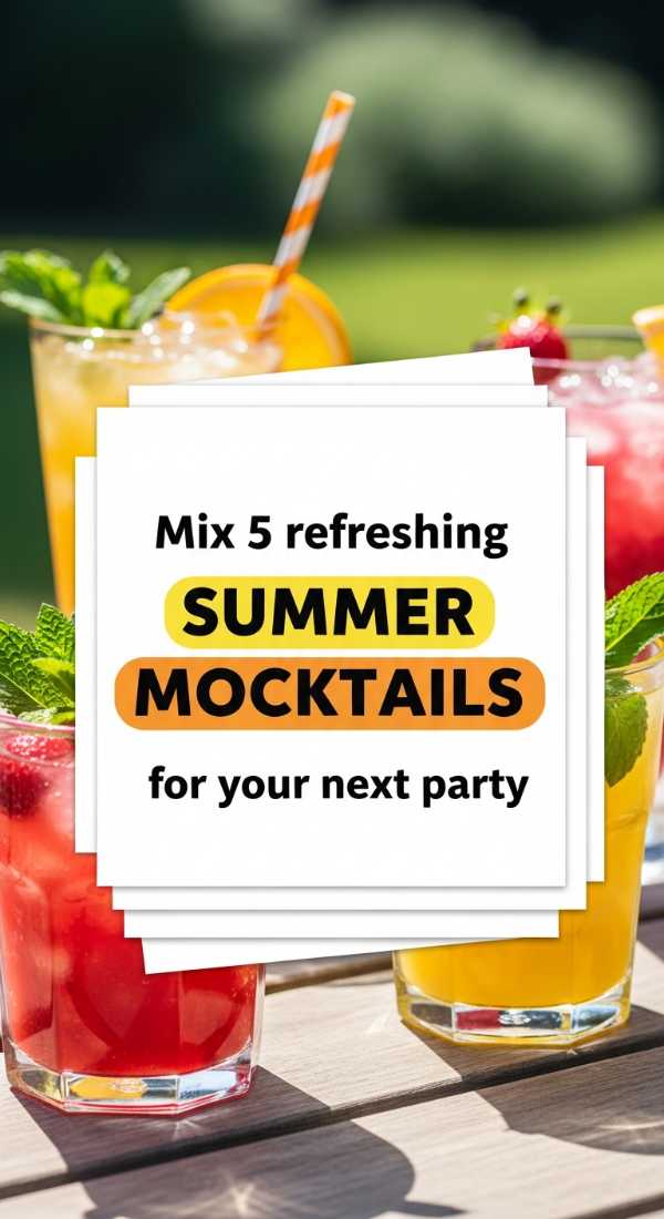 Mix 5 Refreshing Summer Mocktails For Your Next Party 6a06cdcfa96bc