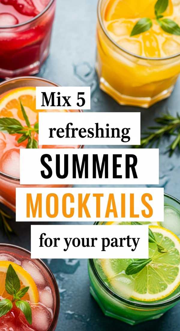 Mix 5 Refreshing Summer Mocktails For Your Next Party 6a06d003017a2
