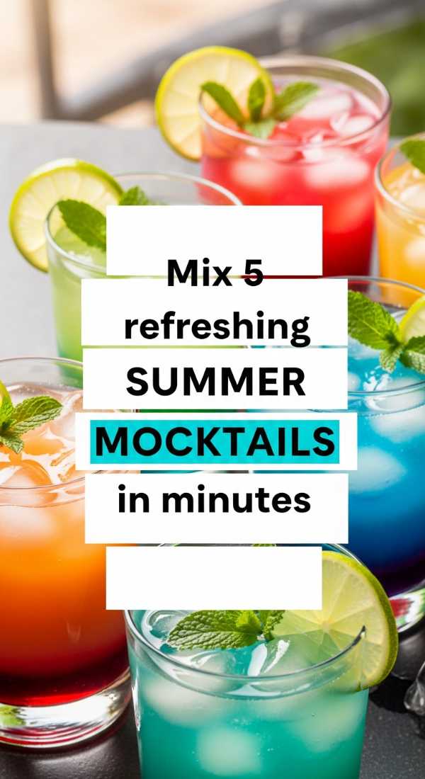 Mix 5 Refreshing Summer Mocktails In Minutes 6a06c5413e9a8