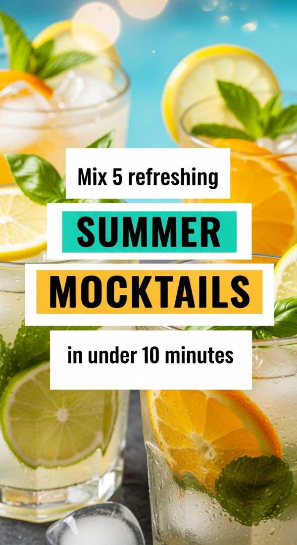 Mix 5 Refreshing Summer Mocktails In Under 10 Minutes 6a06c39b2c7f6