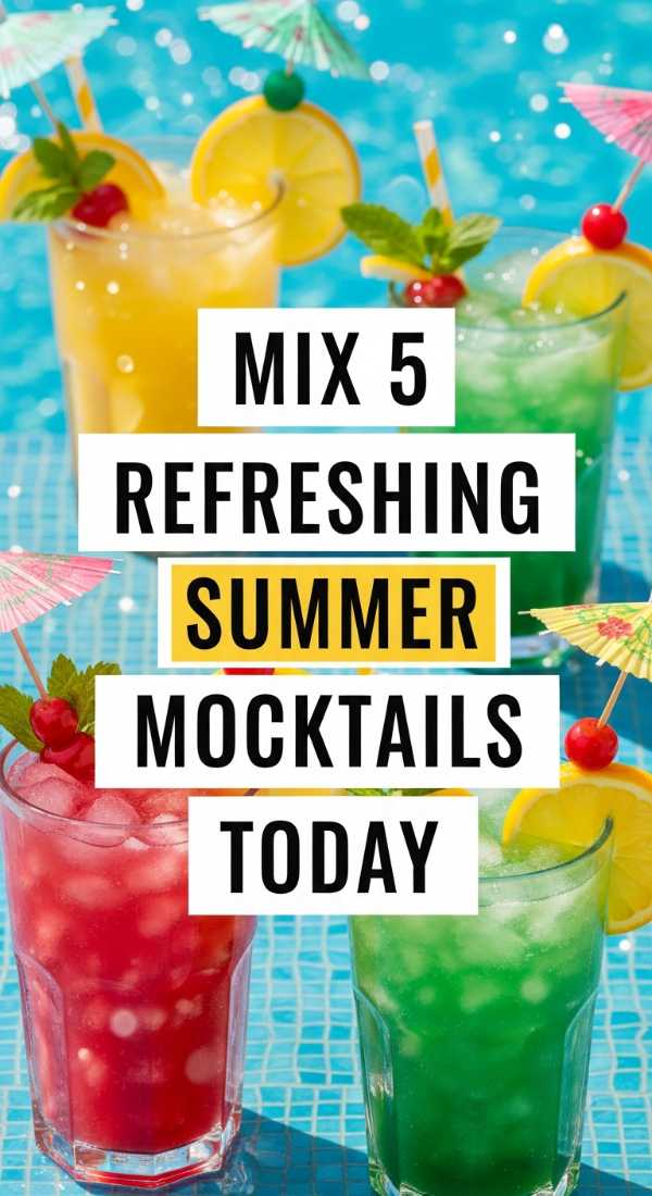 Mix 5 Refreshing Summer Mocktails Today 6a06feab80d3b