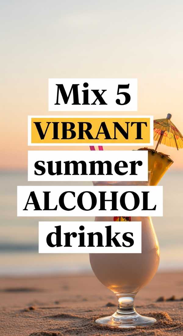 Mix 5 Vibrant Summer Alcohol Drinks 69f5acdbd4652