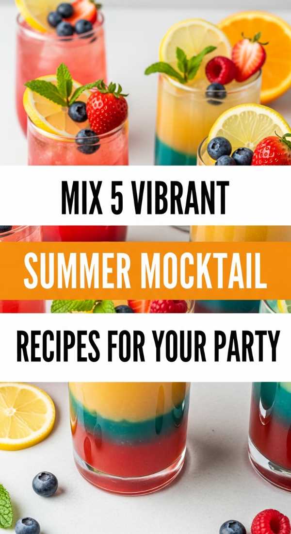 Mix 5 Vibrant Summer Mocktail Recipes For Your Party 6a06c3afc6bdd