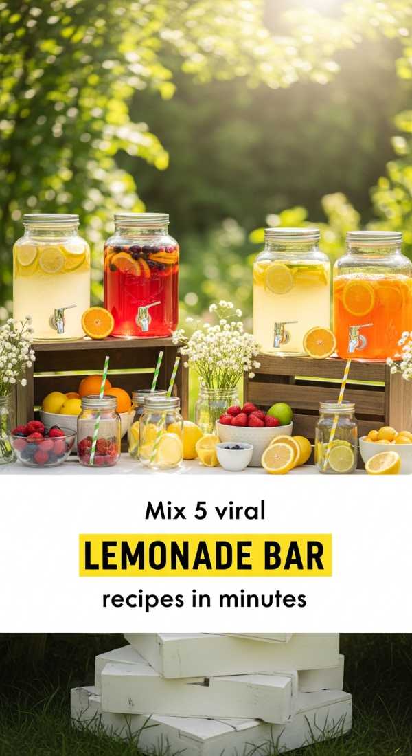 Mix 5 Viral Lemonade Bar Recipes In Minutes 6a06cdc8e69a1