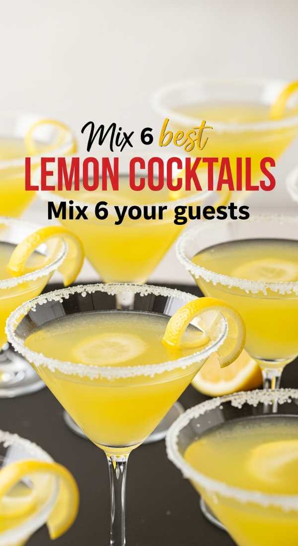 Mix 6 Best Lemon Cocktails For Your Guests 69fae90354968