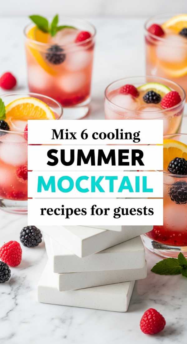 Mix 6 Cooling Summer Mocktail Recipes For Guests 6a06c91893d19