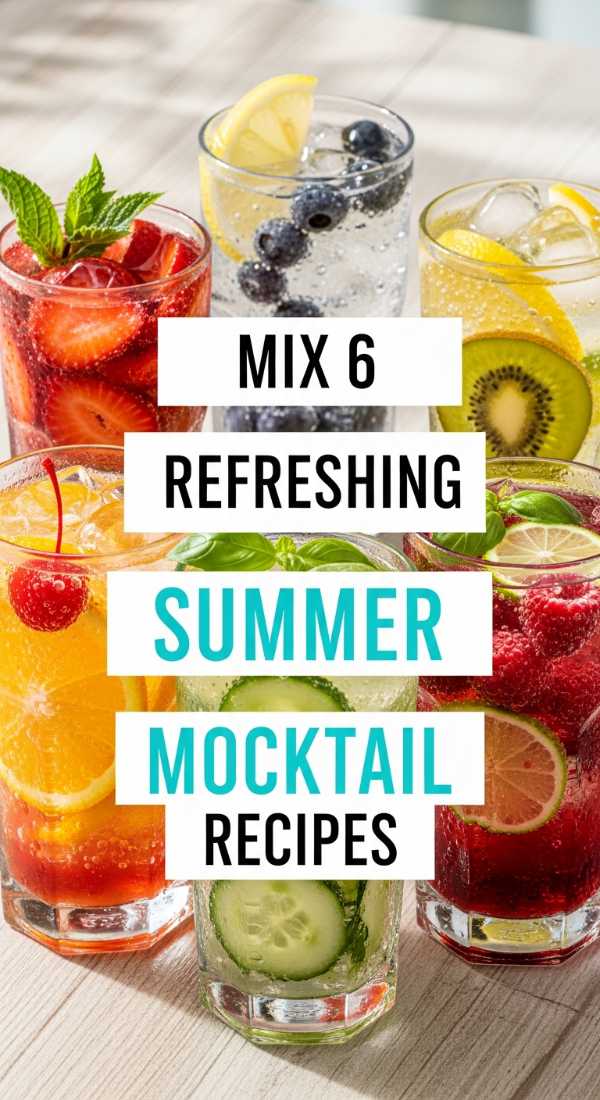 Mix 6 Refreshing Summer Mocktail Recipes 6a06bc77af334