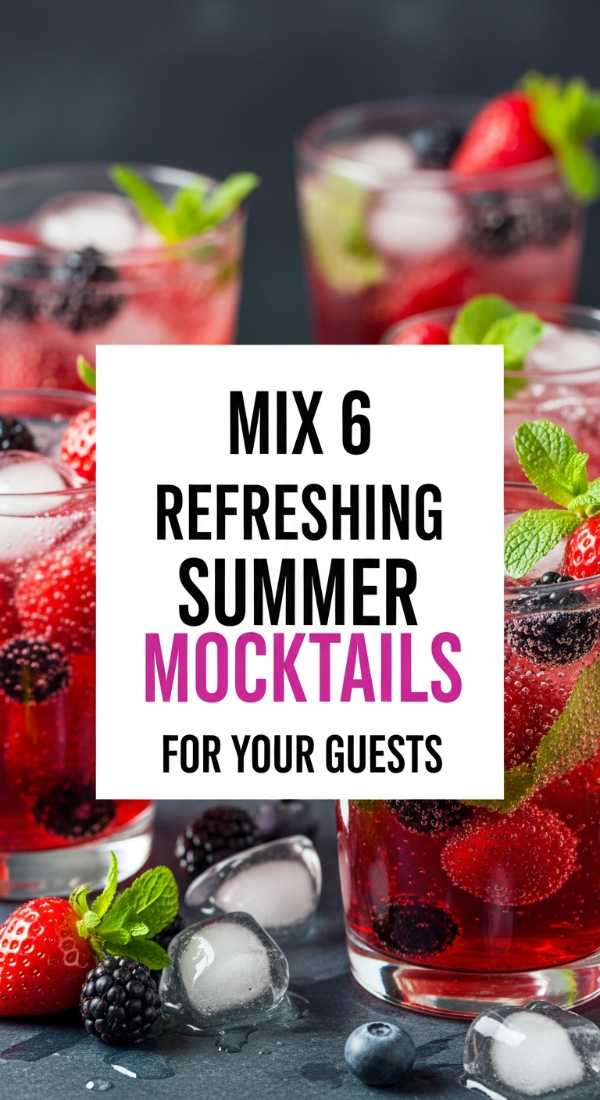 Mix 6 Refreshing Summer Mocktails For Your Guests 6a06cdb19a85f