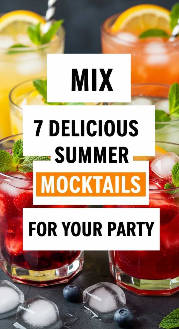 Mix 7 Delicious Summer Mocktails For Your Party 6a070cea250a7