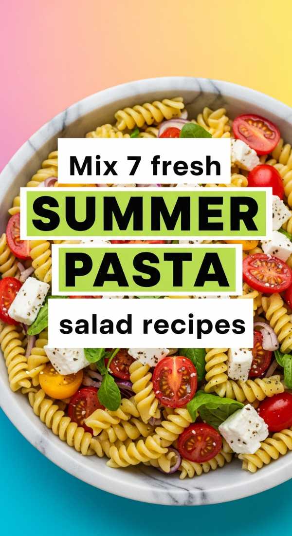 Mix 7 Fresh Summer Pasta Salad Recipes 6a06cbd0dd647