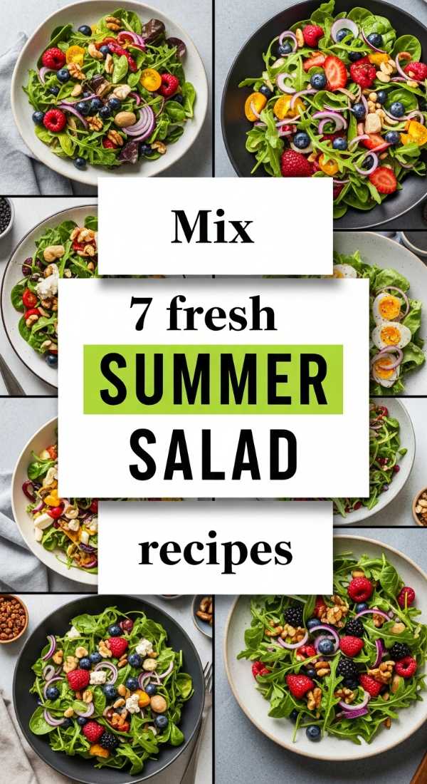 Fresh & Easy: 50+ Recipes for the Ultimate Summer Feast Mix 7 Fresh Summer Salad Recipes 6a070b5d38147
