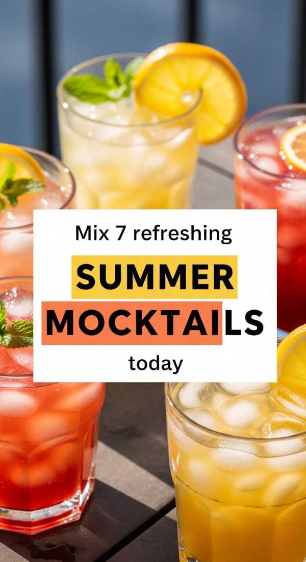 The Ultimate Sun-Kissed Cookbook: Refreshing Eats for Every Occasion Mix 7 Refreshing Summer Mocktails Today 6a06bc6190c89