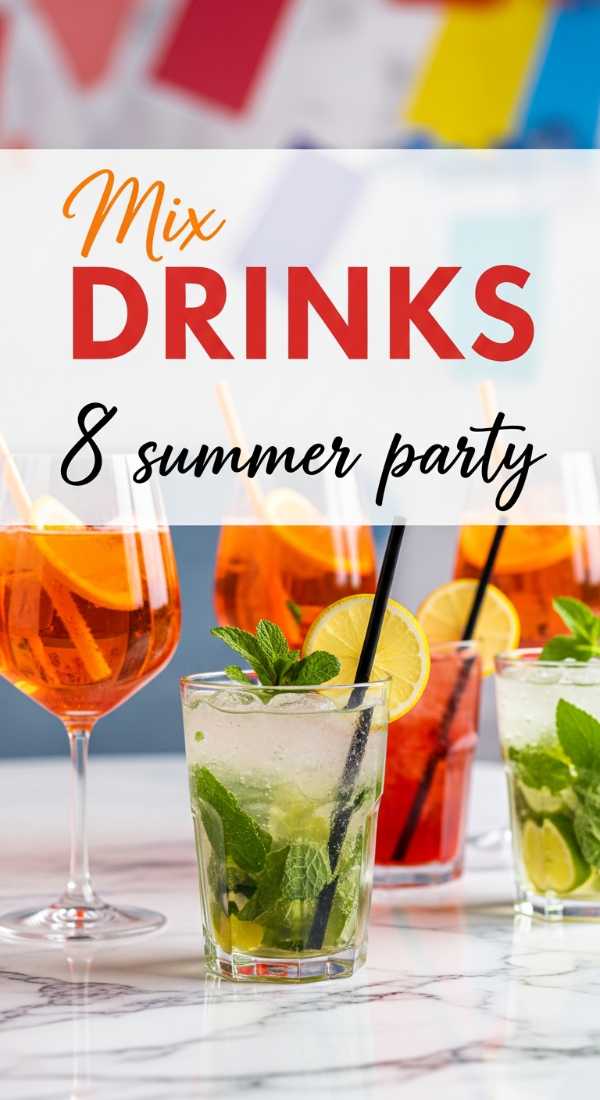 Mix 8 Signature Summer Party Drinks Like A Pro 69f86e0e01fe3