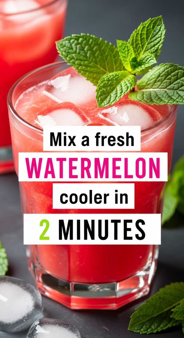 Mix A Fresh Watermelon Cooler In 2 Minutes 6a142b5891f10