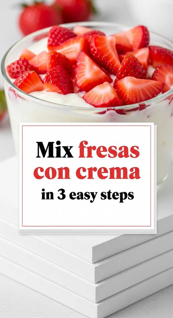 Mix Fresas Con Crema In 3 Easy Steps 6a06cdbd5e5d6