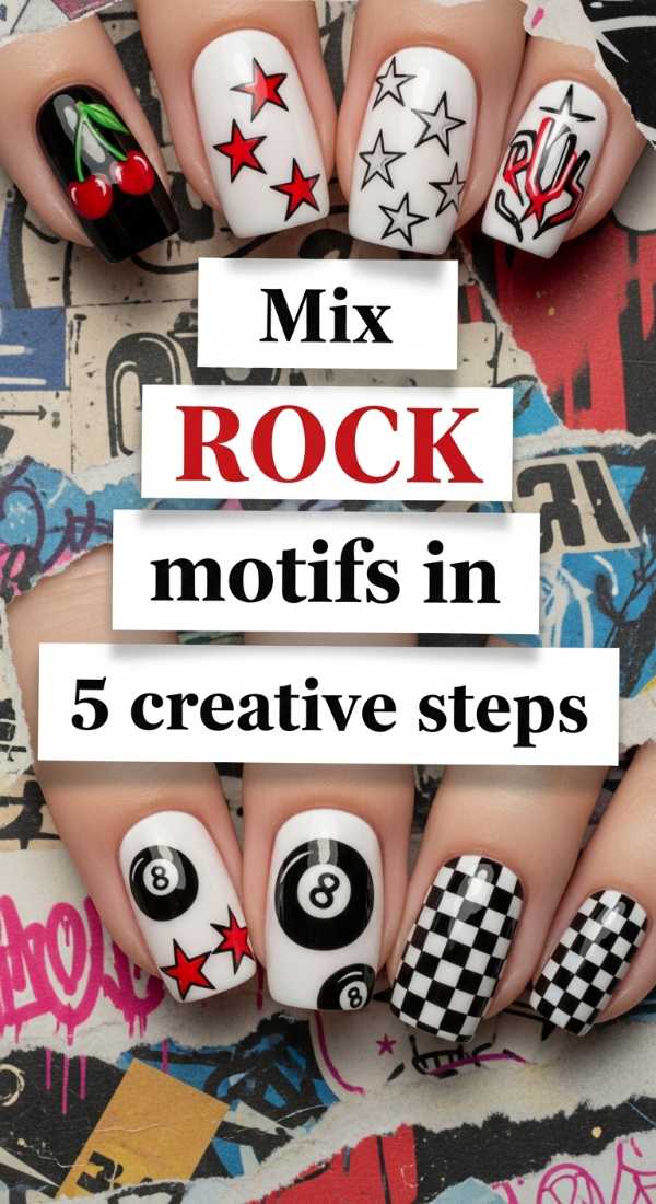 Mix Rock Nail Motifs In 5 Creative Steps 6a058ddb03666