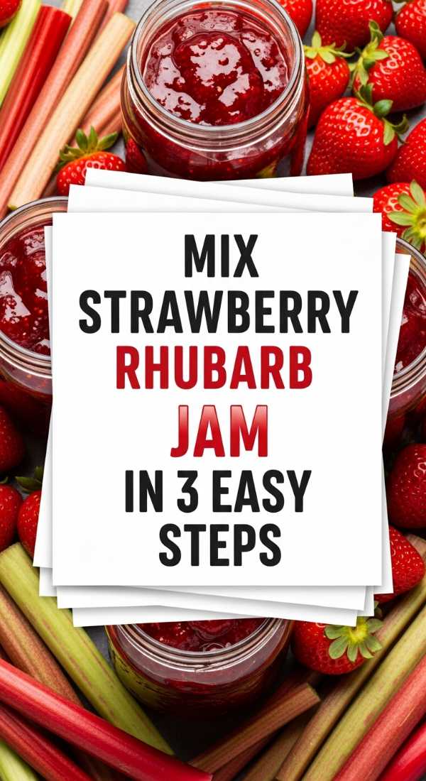 Mix Strawberry Rhubarb Jam In 3 Easy Steps 69fd8caad6382