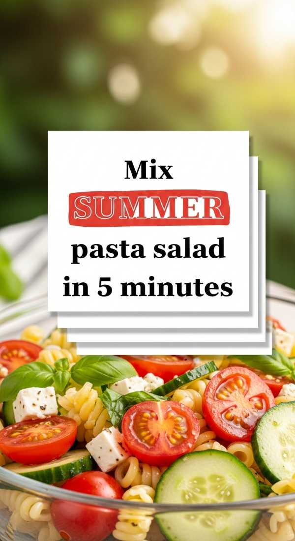 Mix Summer Pasta Salad In 5 Minutes 6a144df532c41