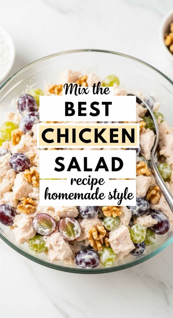 Beat the Heat: Refreshing Recipes and Summer Kitchen Essentials Mix The Best Chicken Salad Recipe Homemade Style 6a0703ae97c1e