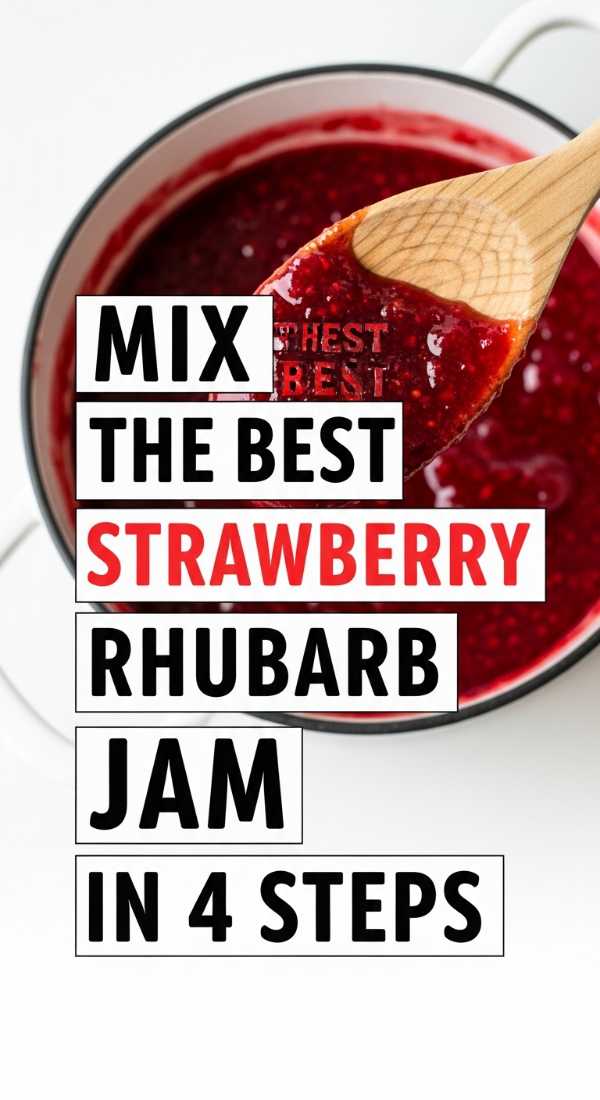 Mix The Best Strawberry Rhubarb Jam In 4 Steps 69f5acd20b5af