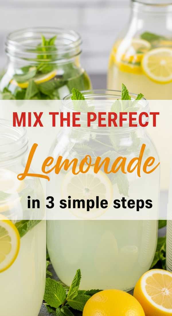 Mix The Perfect Lemonade In 3 Simple Steps 69fae90d90169