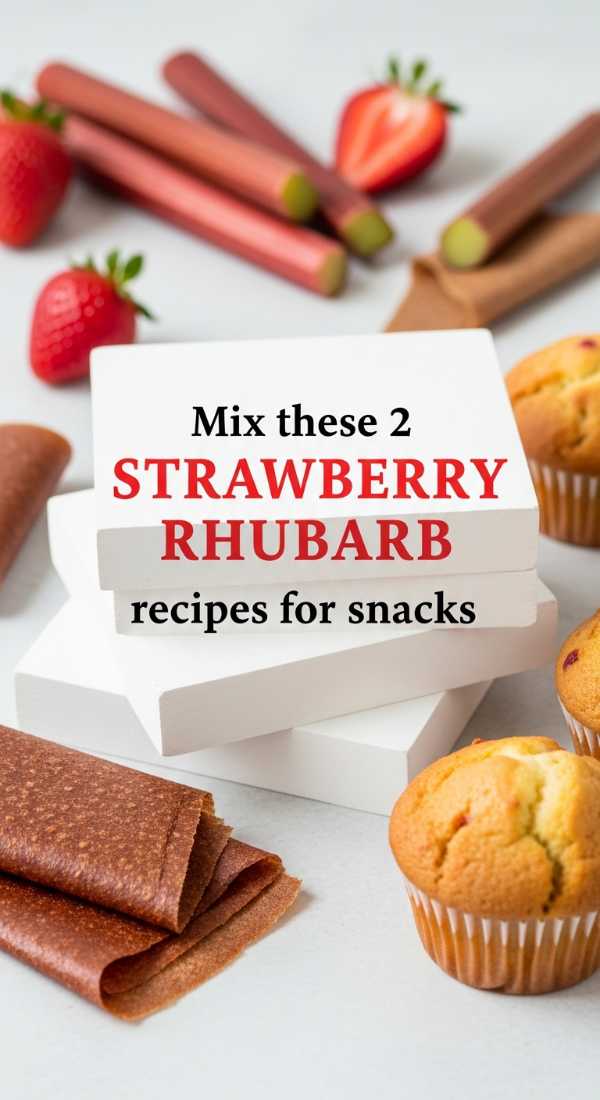 Mix These 2 Strawberry Rhubarb Recipes For Snacks 69f44749be8dd