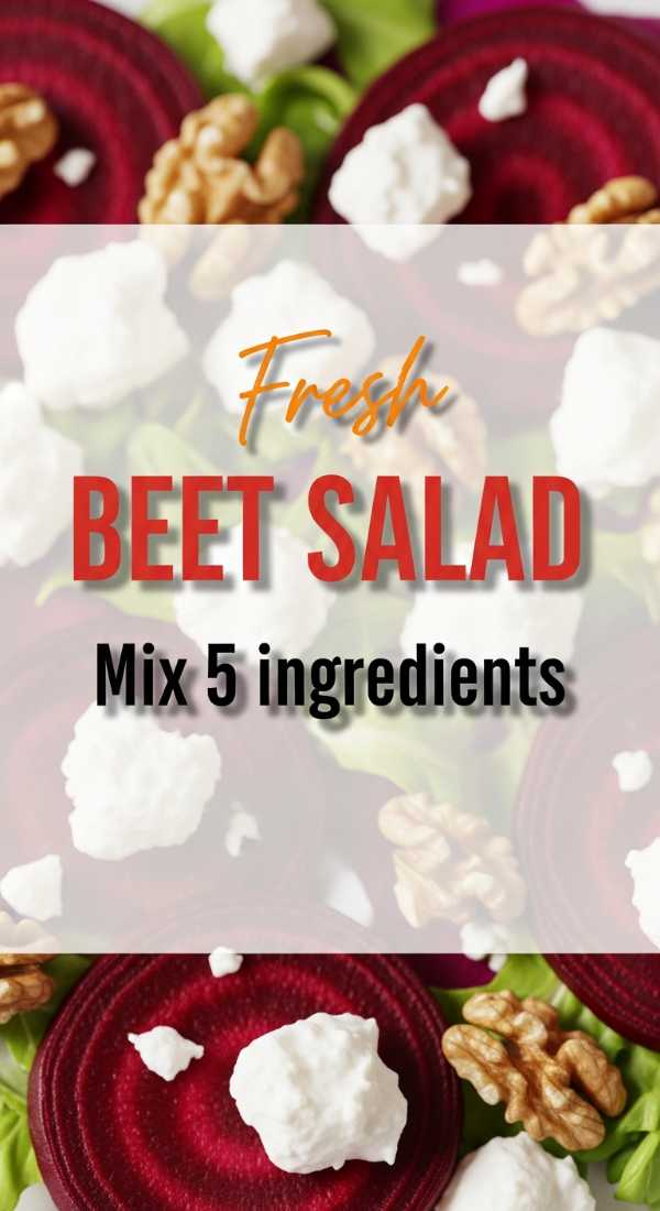 Mix This 5 Ingredient Healthy Beet Salad In Seconds 6a00269fbc7b9