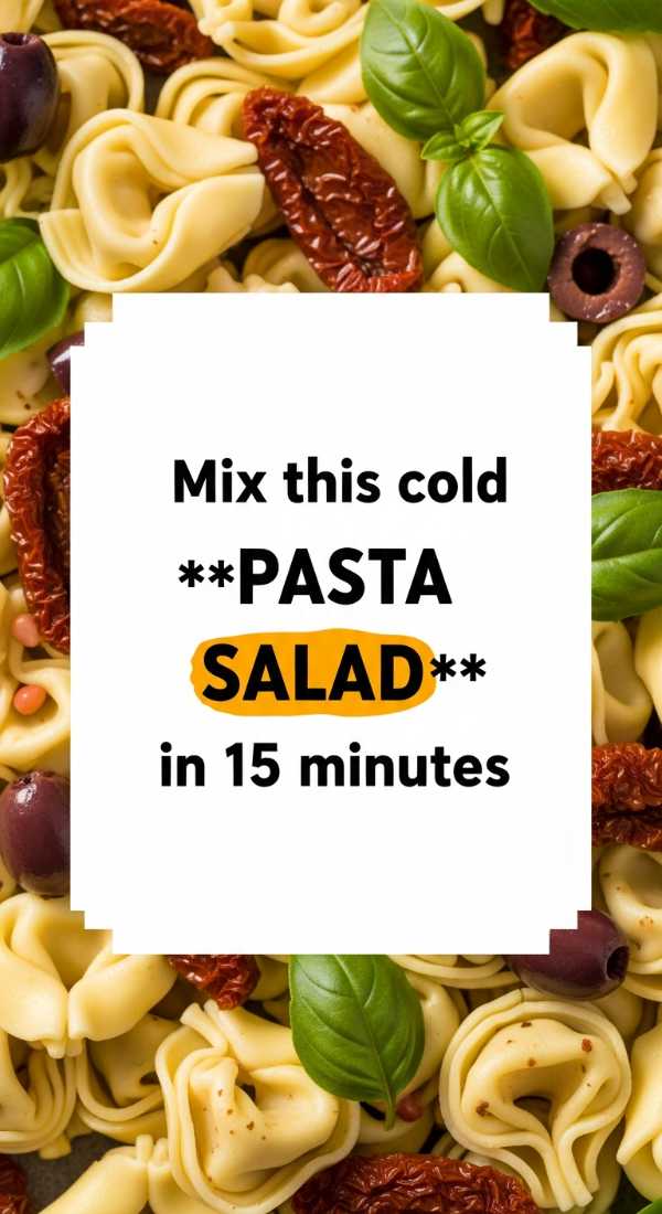 Mix This Cold Tortellini Pasta Salad In 15 Minutes 6a06e6e3c972a