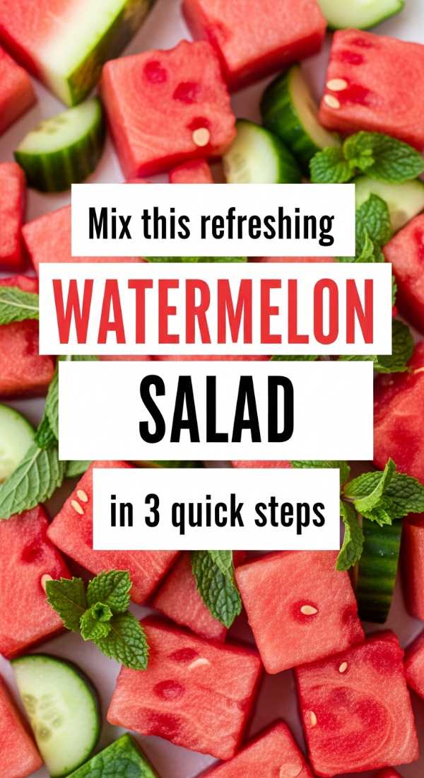 Mix This Refreshing Watermelon Salad In 3 Quick Steps 6a070b7d9c636