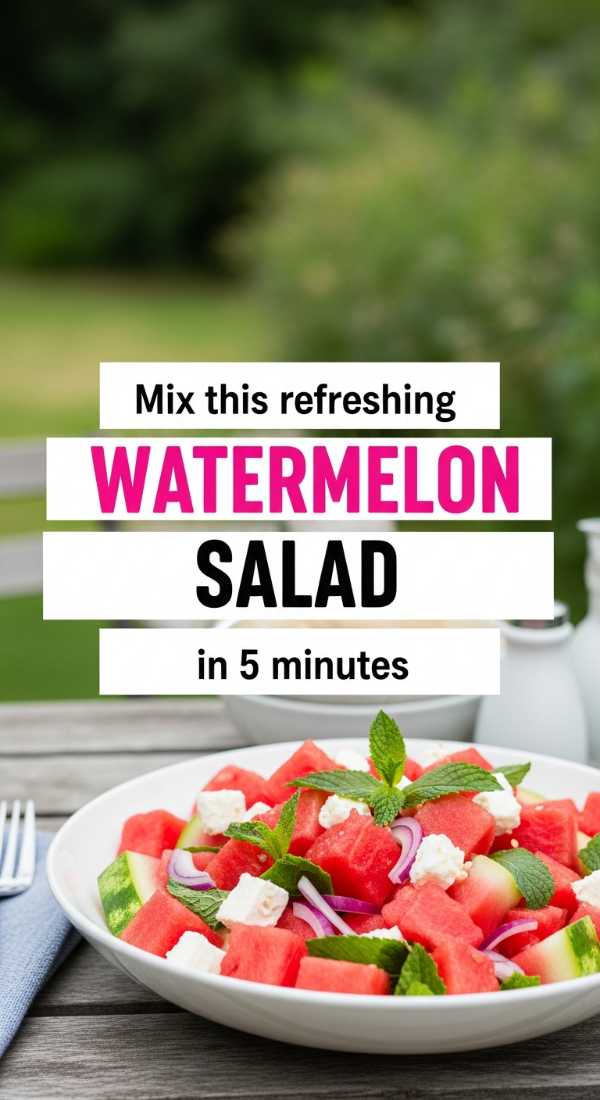 Mix This Refreshing Watermelon Salad In 5 Minutes 6a06c3a6271a1