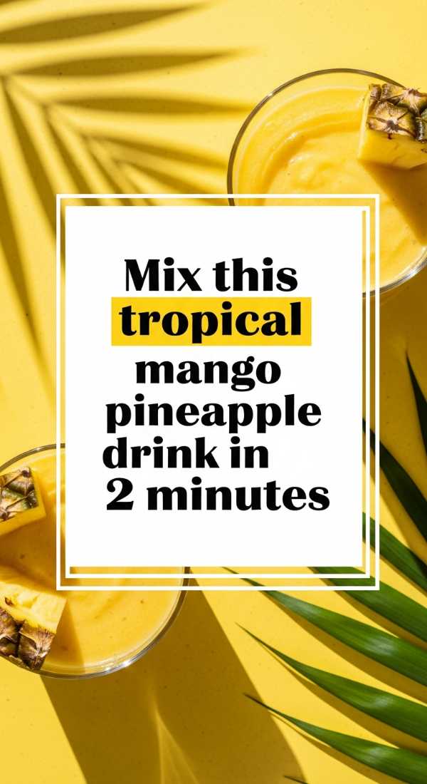 Mix This Tropical Mango Pineapple Drink In 2 Minutes 69f47c65bdf3e