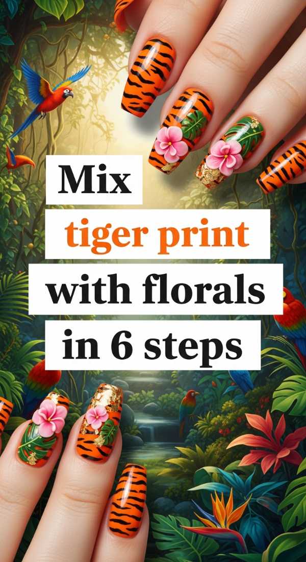 Mix Tiger Print With Florals In 6 Steps 6a0f0da83af9c