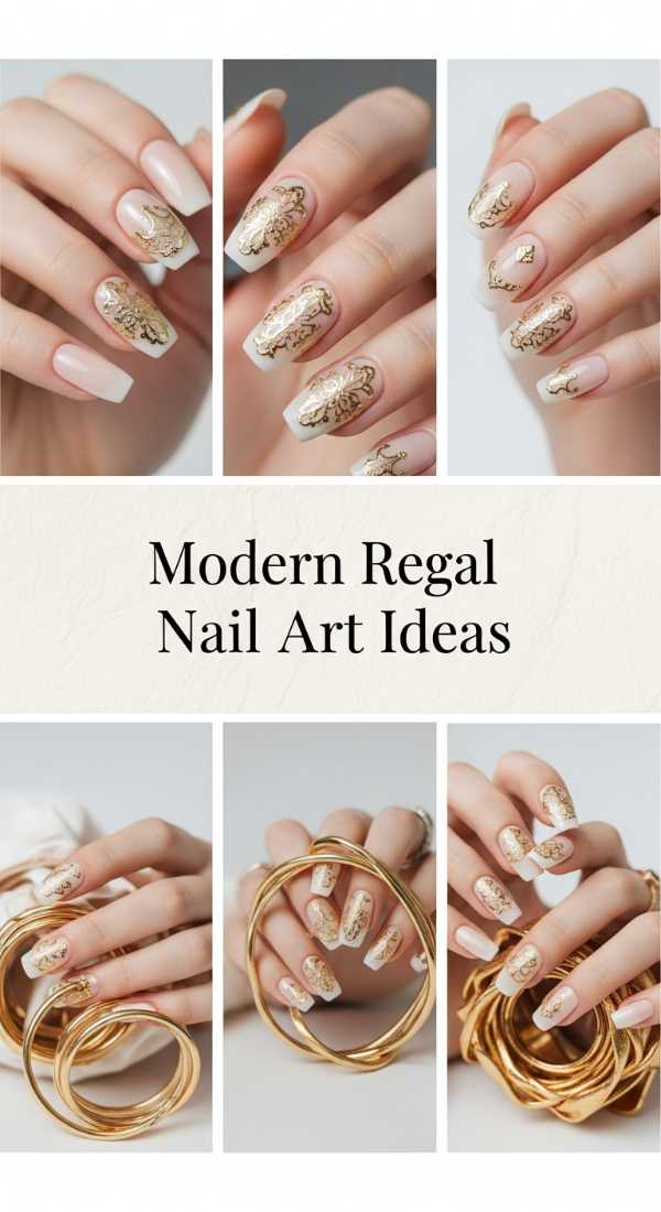 Modern Regal Nail Art Ideas 6a085b6b695db