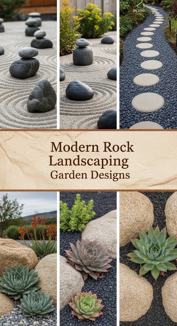Modern Rock Landscaping Garden Designs 69fb077033f37