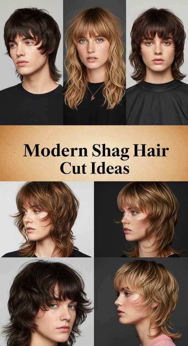 Sunkissed & Stylish: The Hottest Summer Hair Trends You Need to Try Modern Shag Hair Cut Ideas 6a08ce84a121f