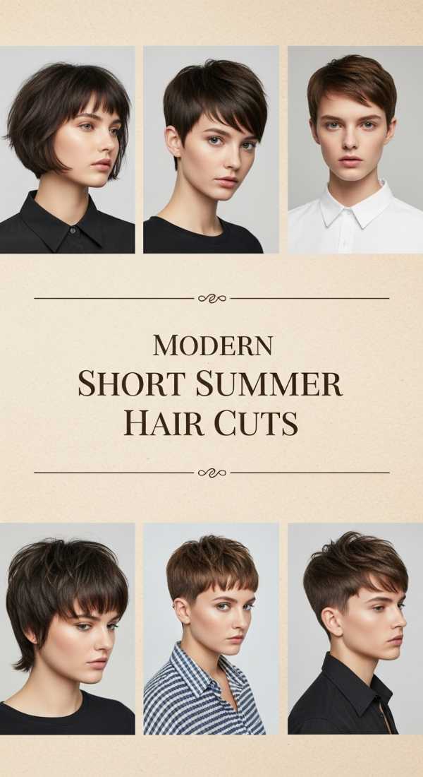 Sunkissed & Stylish: Your Go-To 2026 Summer Hair Lookbook Modern Short Summer Hair Cuts 6a08d452df984