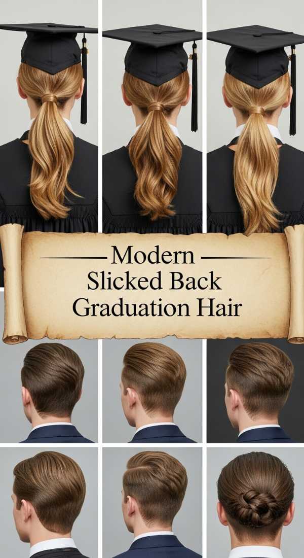 Modern Slicked Back Graduation Hair 6a08cd04b4283