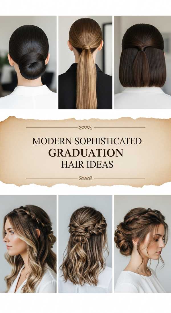 Modern Sophisticated Graduation Hair Ideas 6a08cb5646ebe