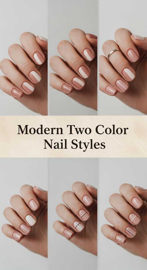 Modern Two Color Nail Styles 6a08b023811b6