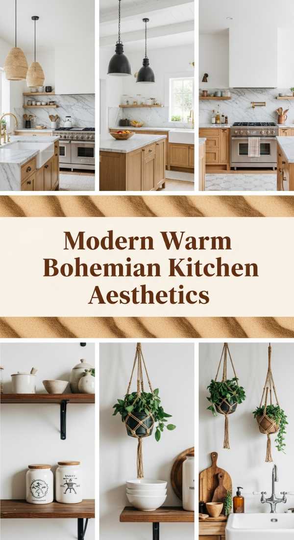 Modern Warm Bohemian Kitchen Aesthetics 6a0ea90ab8c7c